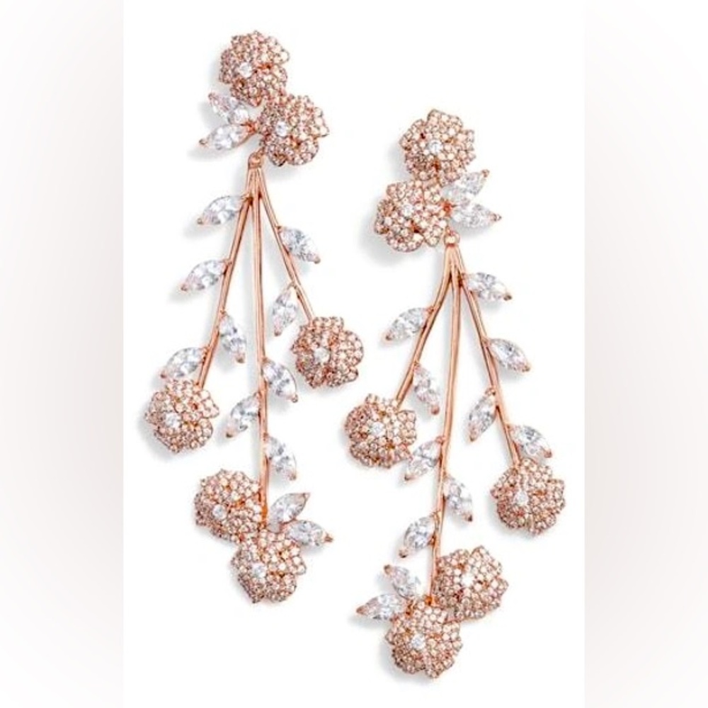 Kate Spade Rose Gold Statement Earrings